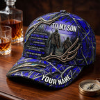 Personalized To My Son Hunting Cap – Father & Son Deer Hunter Gift VTTHA00005