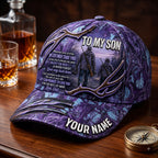 Personalized To My Son Hunting Cap – Father & Son Deer Hunter Gift VTTHA00005