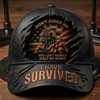 Personalized U.S. Veteran Cap – I Have Survived Patriotic Military Hat VTTHA00006