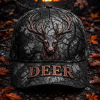 Personalized Whitetail Deer Hunting Cap – Fall Camo Hunter Hat VTTHA00007