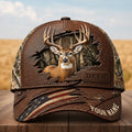 Personalized Whitetail Deer Hunting Cap – American Flag Camo Hat VTTHA00020