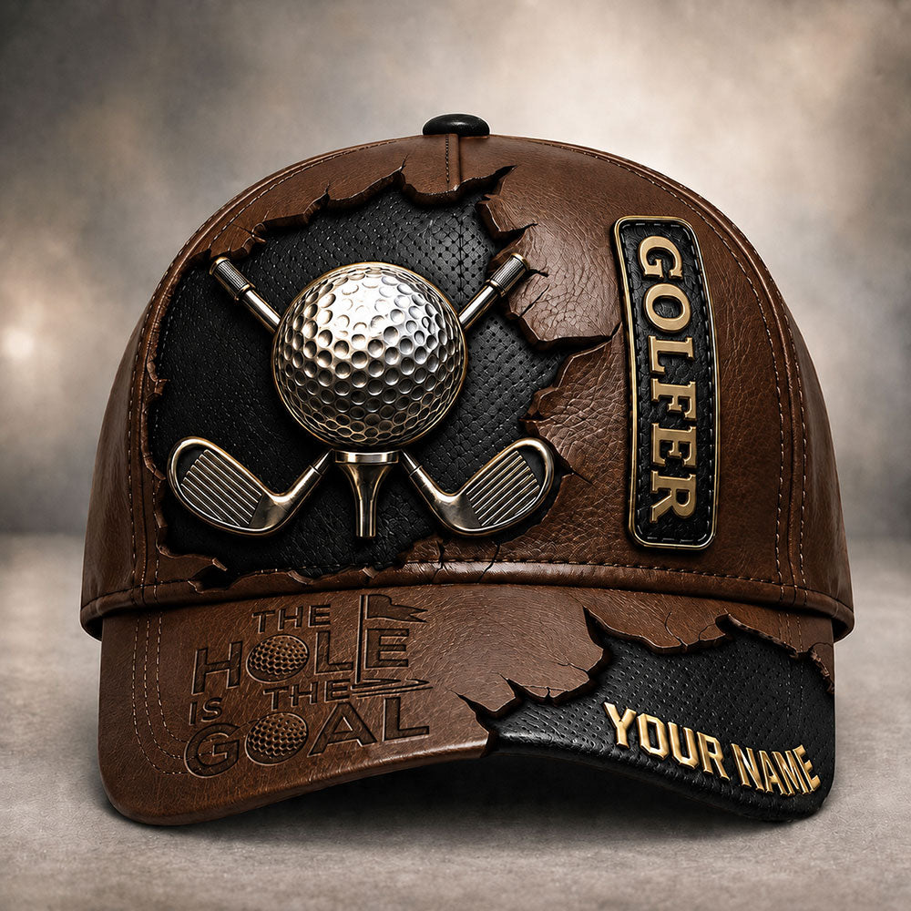 The Hole Is The Goal – Personalized Golfer Cap VTTHA00024