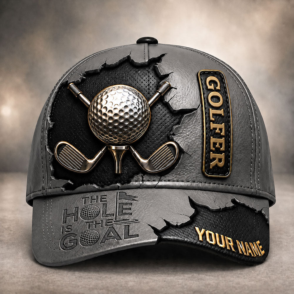 The Hole Is The Goal – Personalized Golfer Cap VTTHA00024