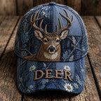 Whitetail Deer Camo Cap – Personalized Rustic Deer Hat VTTHA00028