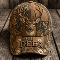 Whitetail Deer Camo Cap – Personalized Rustic Deer Hat VTTHA00028