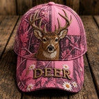 Whitetail Deer Camo Cap – Personalized Rustic Deer Hat VTTHA00028