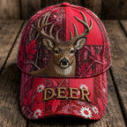 Whitetail Deer Camo Cap – Personalized Rustic Deer Hat VTTHA00028