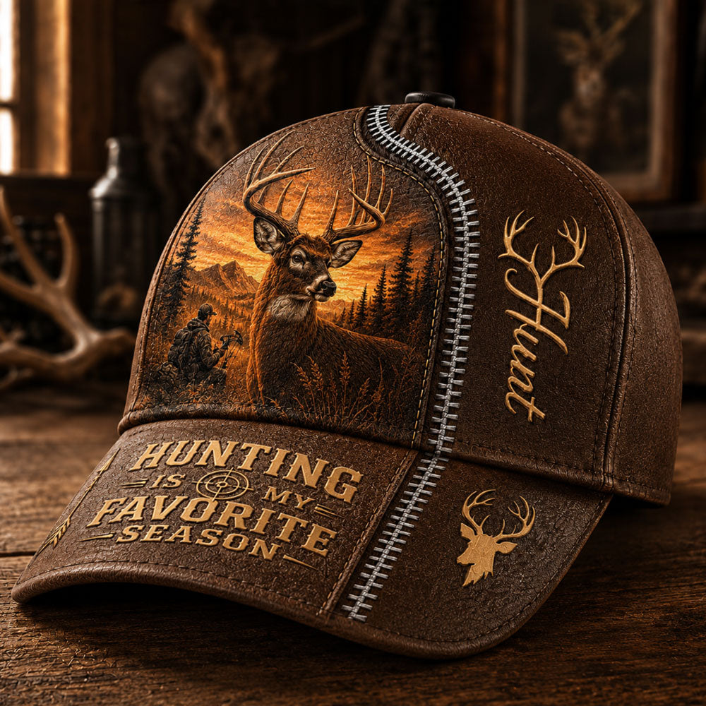 Casquette de chasse au cerf – La chasse est ma saison préférée VTTHA00029