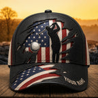 Personalized USA Golf Cap – Patriotic Gift for Golfers VTTHA00031