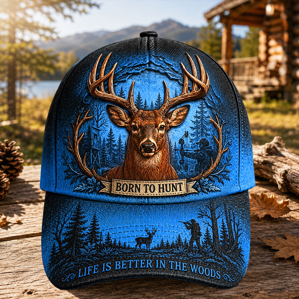 Whitetail Deer Hunting Cap – Gift for Bow Hunters VTTHA00032