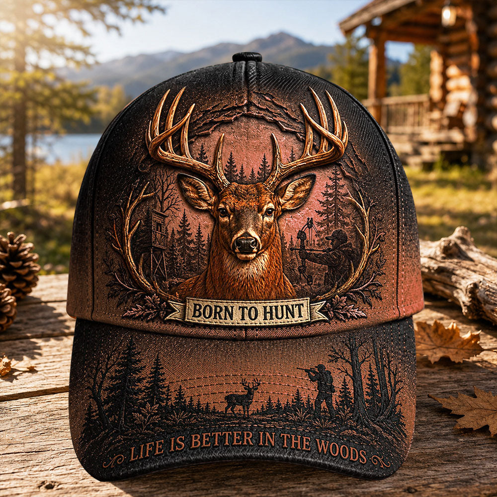 Whitetail Deer Hunting Cap – Gift for Bow Hunters VTTHA00032