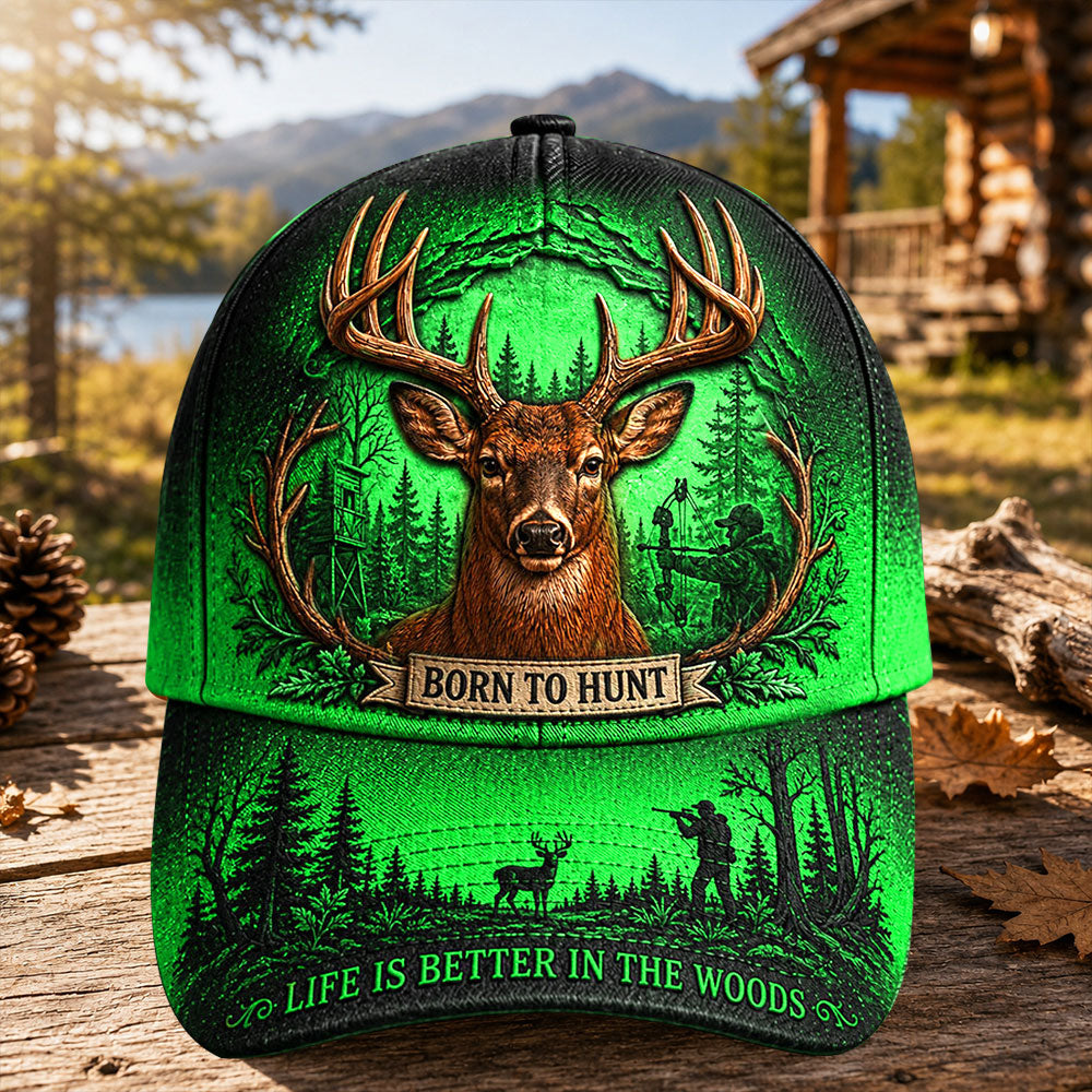 Whitetail Deer Hunting Cap – Gift for Bow Hunters VTTHA00032