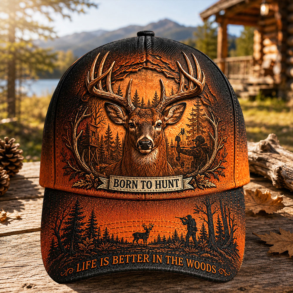 Whitetail Deer Hunting Cap – Gift for Bow Hunters VTTHA00032