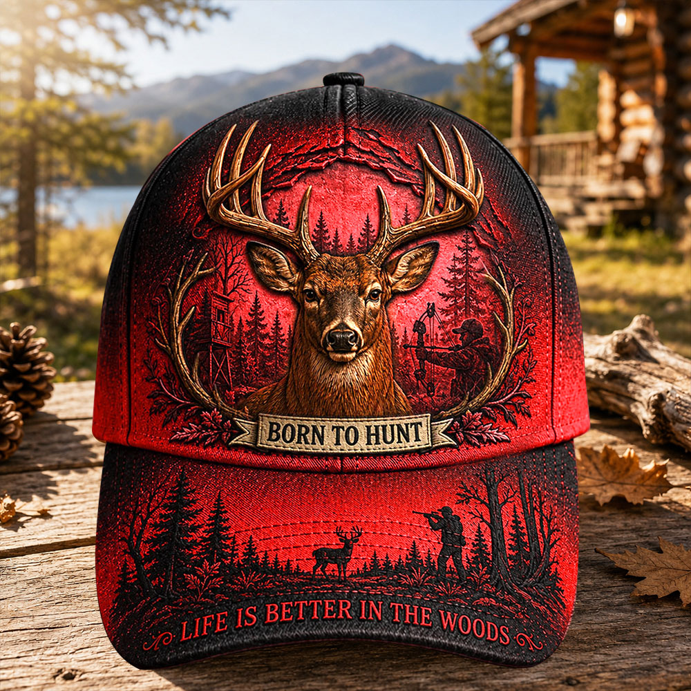 Whitetail Deer Hunting Cap – Gift for Bow Hunters VTTHA00032