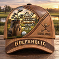 Personalized Golfaholic Cap – Custom Gift for Golfers VTTHA00034