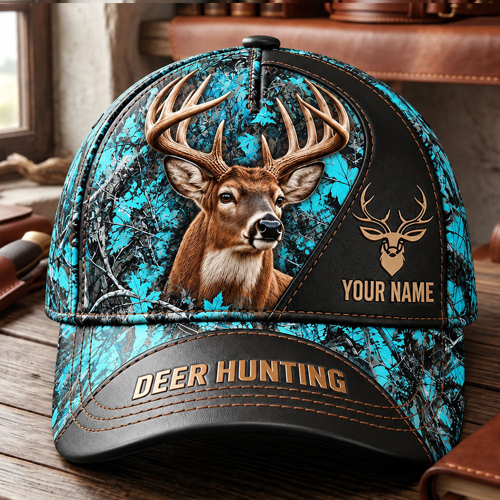 Personalized Deer Hunting Cap – Gift for Hunters VTTHA00036