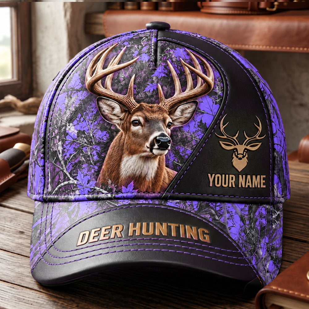 Personalized Deer Hunting Cap – Gift for Hunters VTTHA00036