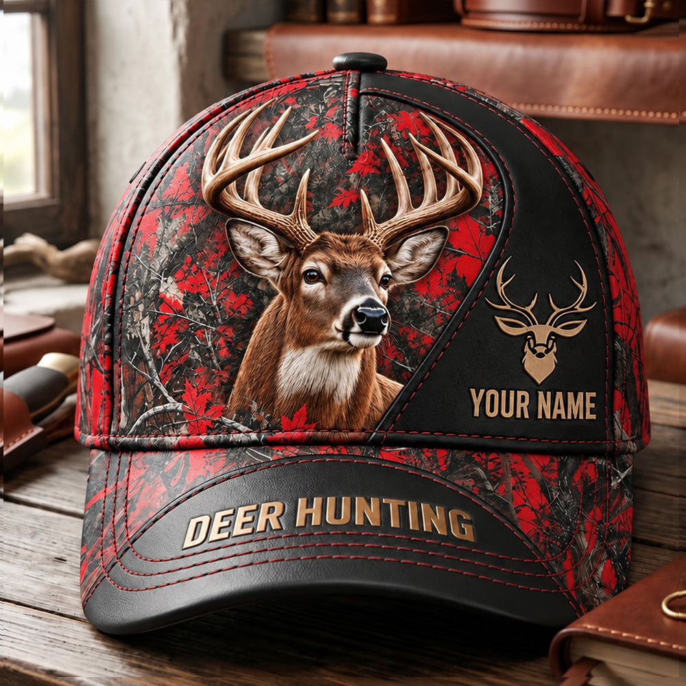 Personalized Deer Hunting Cap – Gift for Hunters VTTHA00036