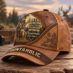 Huntaholic – Personalized Whitetail Deer Hunting Cap VTTHA00037
