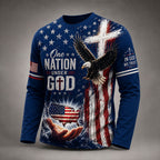 Personalized One Nation Under God  – Christian Patriotic Eagle VTTHB00001