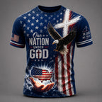 Personalized One Nation Under God  – Christian Patriotic Eagle VTTHB00001
