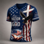 Personalized One Nation Under God  – Christian Patriotic Eagle VTTHB00001