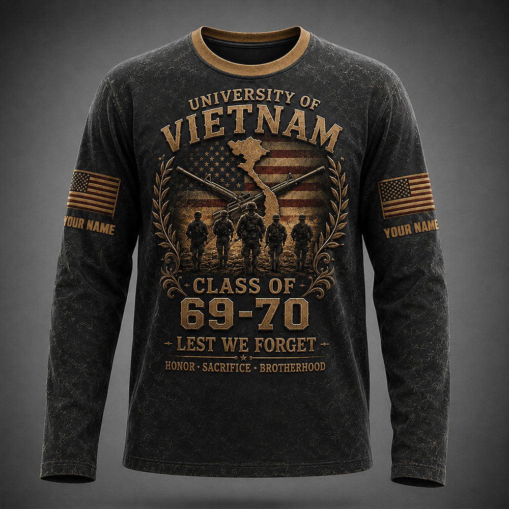 Personalized Vietnam Veteran – Lest We Forget Military Tribute VTTHB00002
