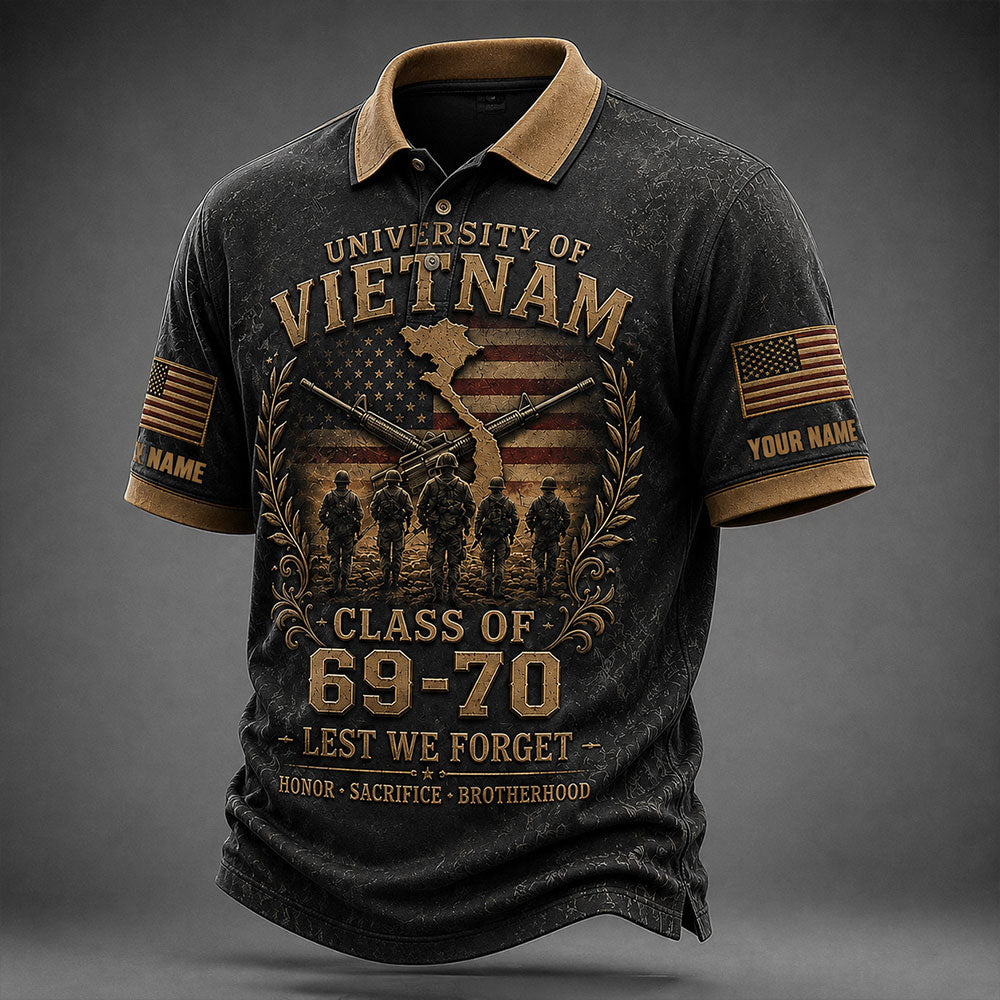 Personalized Vietnam Veteran – Lest We Forget Military Tribute VTTHB00002