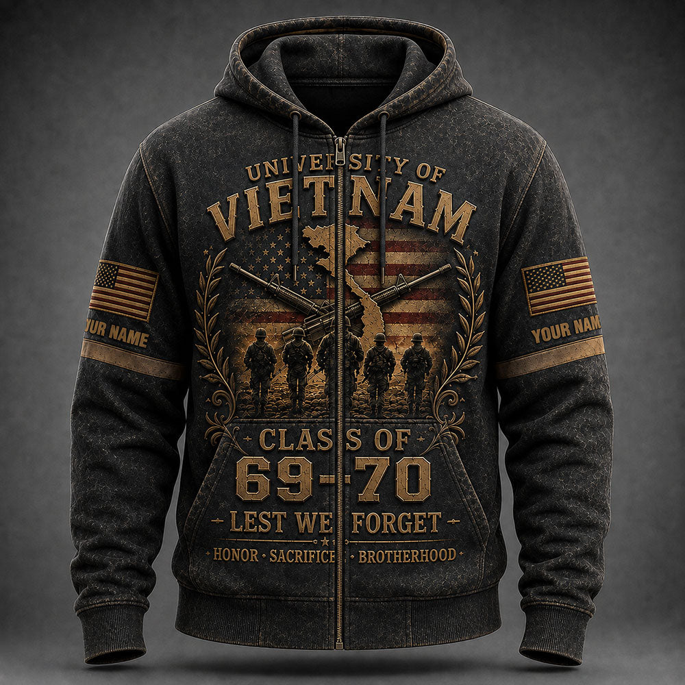 Personalized Vietnam Veteran – Lest We Forget Military Tribute VTTHB00002