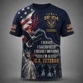 Personalized U.S. Veteran DD-214  – I Served, I Sacrificed, I Regret Nothing VTTHB00003