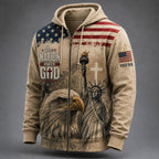 Personalized One Nation Under God – Patriotic Eagle & Liberty VTTHB00005
