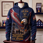 Personalized U.S. Veteran DD-214 – Bald Eagle Patriotic Military VTTHB00006