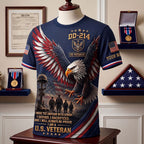 Personalized U.S. Veteran DD-214 – Bald Eagle Patriotic Military VTTHB00006