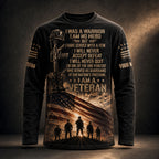 Personalized U.S. Veteran Warrior – I Will Never Quit Patriotic VTTHB00007