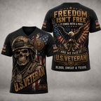 Personalized U.S. Veteran DD-214– Freedom Isn’t Free Patriotic VTTHB00008