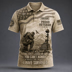 Personalized Proud U.S. Veteran – I Have Survived Patriotic Military VTTHB00011
