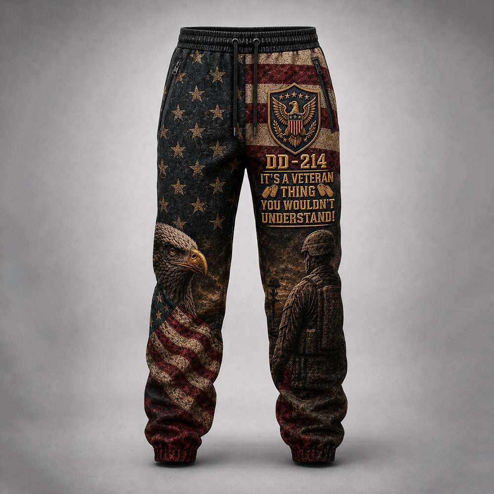 Personalized U.S. Veteran DD-214 T-Shirt – It’s a Veteran Thing VTTHB00012