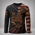 Personalized U.S. Veteran DD-214 T-Shirt – It’s a Veteran Thing VTTHB00012