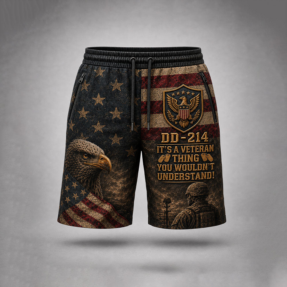 Personalized U.S. Veteran DD-214 T-Shirt – It’s a Veteran Thing VTTHB00012