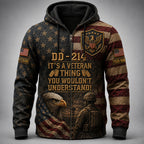 Personalized U.S. Veteran DD-214 T-Shirt – It’s a Veteran Thing VTTHB00012