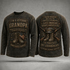 Veteran Grandpa Protector T-Shirt – Proud to Protect My Grandkids VTTHB00015