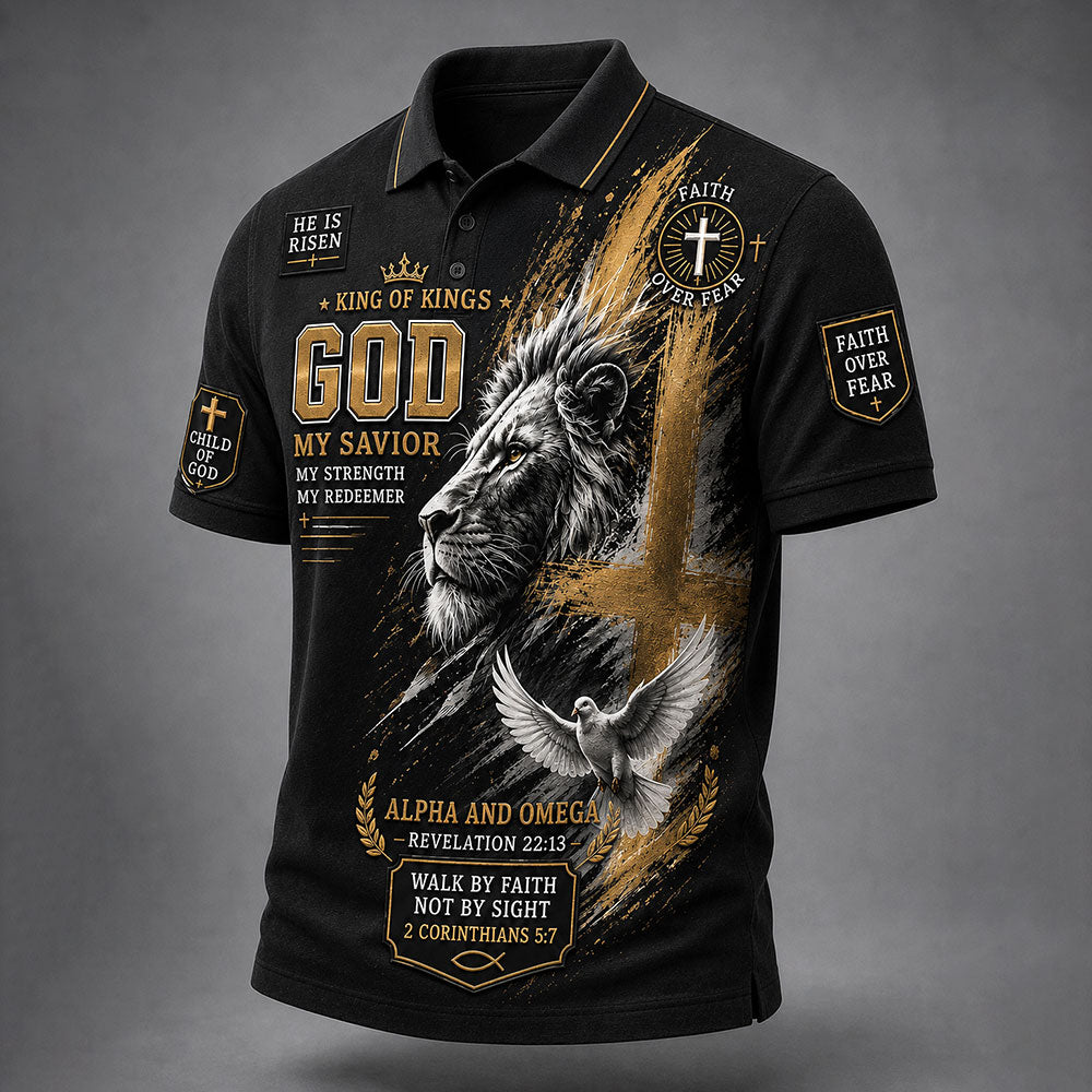God King of Kings Christian T-Shirt – Faith Gift for Christians VTTHB00018