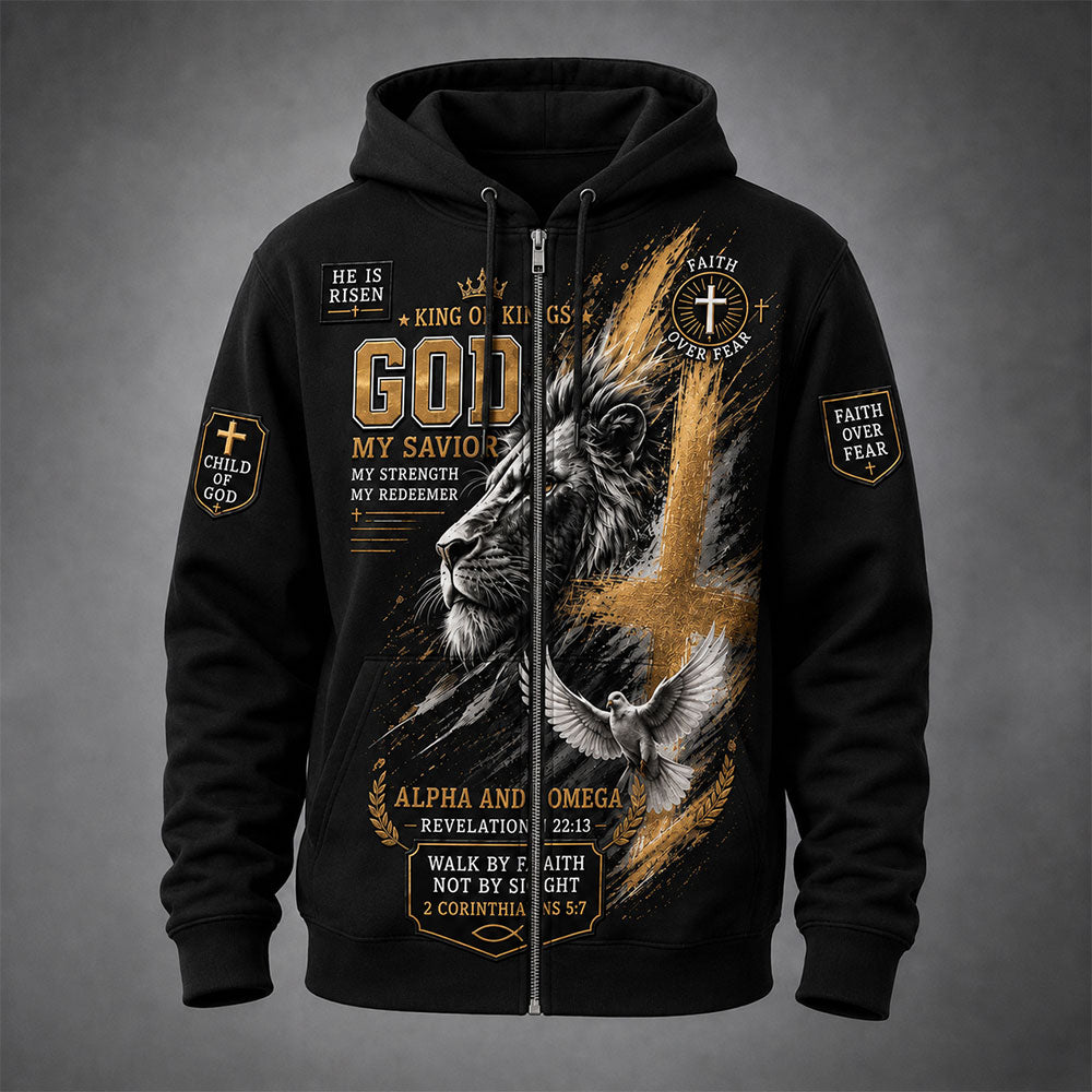 God King of Kings Christian T-Shirt – Faith Gift for Christians VTTHB00018