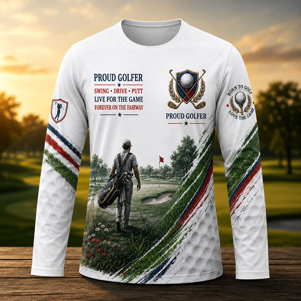Proud Golfer T-Shirt – Gift for Golf Lovers VTTHB00019