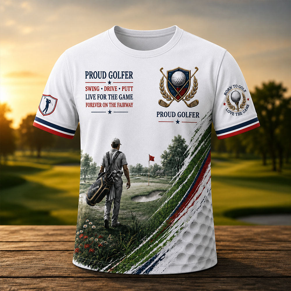 Proud Golfer T-Shirt – Gift for Golf Lovers VTTHB00019