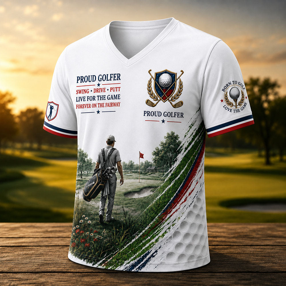 Proud Golfer T-Shirt – Gift for Golf Lovers VTTHB00019