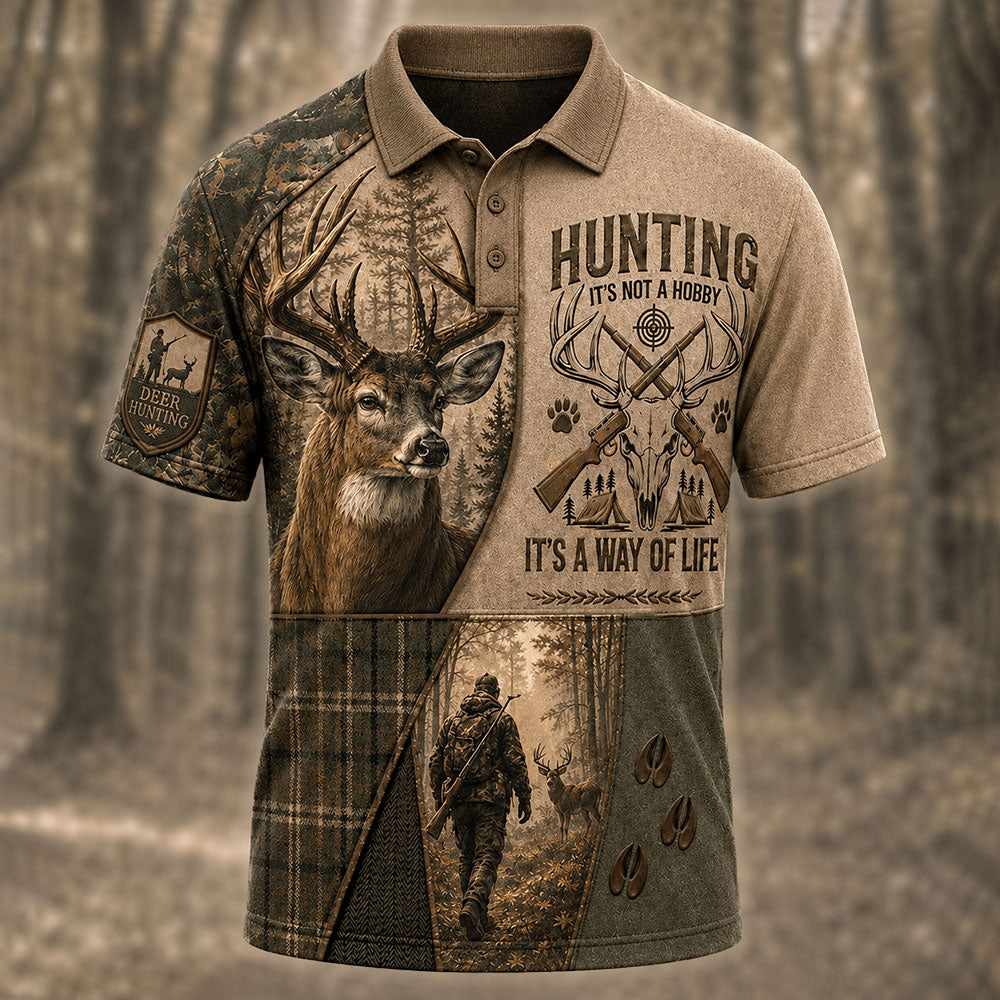 Hunting Isn’t a Hobby, It’s a Way of Life – Deer Hunter T-Shirt VTTHB00020