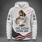One Nation Under God Christian T-Shirt – Jesus Patriotic American Shirt VTTHB00023
