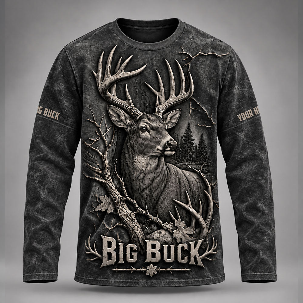 Personalized Big Buck Hunting - Custom Gift for Hunters VTTHB00026