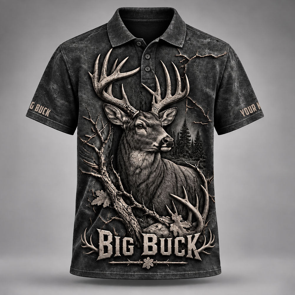 Personalized Big Buck Hunting - Custom Gift for Hunters VTTHB00026